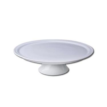 Imagem de Prato para Bolo com Pé Germer Complementos Tradicional G em Porcelana – 32 cm