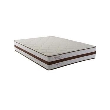 Imagem de Colchão Queen Size Herval Regence com Pillow Top e Molas Ensacadas 32x158x198cm – Marrom/Branco