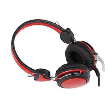 Imagem de VBESTLIFE Fone de Ouvido Ergonômico para Jogos, Com Fio, Microfone Omnidirecional, Fone de Ouvido para Jogos de Computador, para Multidão Adequada, Alto-falante de 40mm (#11)