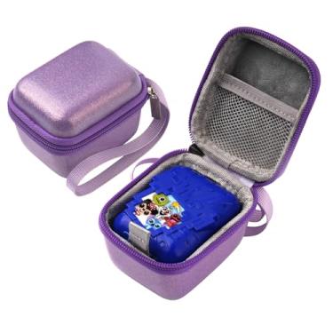 Imagem de KAIbako Estojo de transporte para brinquedo interativo Bitzee digital, bolsa protetora de EVA rígida com glitter brilhante, alça de pulso e bolso de malha macia, organizador de viagem para acessórios