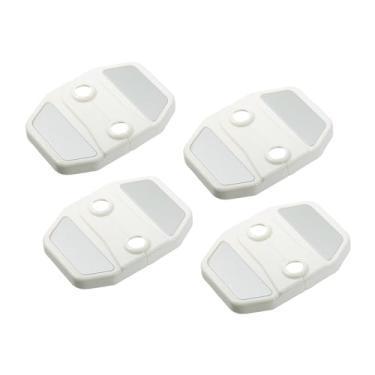 Imagem de Motoforti Capa de trava de porta de carro, protetor de fivela de trava de porta, para BMW Série 1 2017-2021, plástico ABS, branco, 4 peças