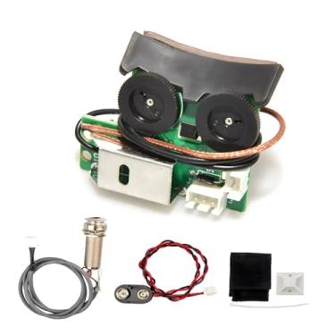 Imagem de EINCORN Sistemas de captação de guitarra acústica VT1 com sintonizador de placa de ritmo de microfone, piezo, sistemas de equalizadores, captador de unhas traseiras, Endurin