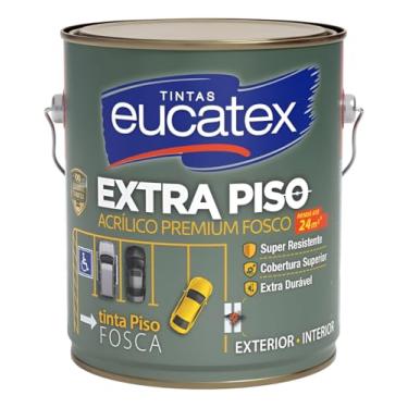 Imagem de Tinta Para Piso De Cimento Eucatex Extra Premium 3,6 Litros (Cinza)