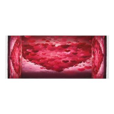 Imagem de Wassud Capas de lavadora e secadora românticas, protetor de lavadora com sacos de armazenamento, capa de geladeira à prova de poeira com bolsos para lavanderia doméstica, cozinha, 120 x 55 cm