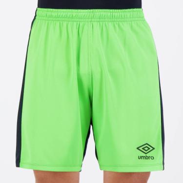 Imagem de Calção Umbro Raptor Preto e Verde-Masculino