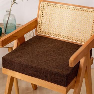 Imagem de Reyox Almofada quadrada antiderrapante para cadeiras reclináveis, poltronas 5 cm de espessura café 50,8 cm x 50,8 cm