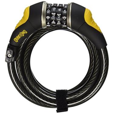 Imagem de Onguard Doberman Combo Cadeados de cabo - Bloqueio combo de cabo de bobina 12 mm x 1,8 m