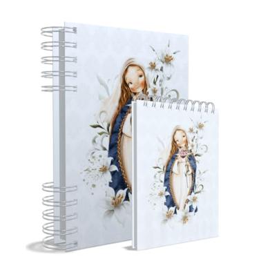 Imagem de Agenda Católica 2026 + Bloco de Anotações, Imaculaco Coração de Maria, Rosa, Capa 6