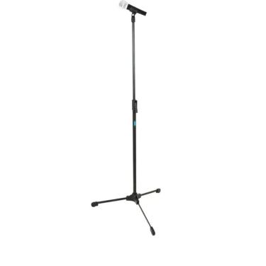 Imagem de Pedestal Reto Para Microfone ideal para Estúdio TPR Preto ASK