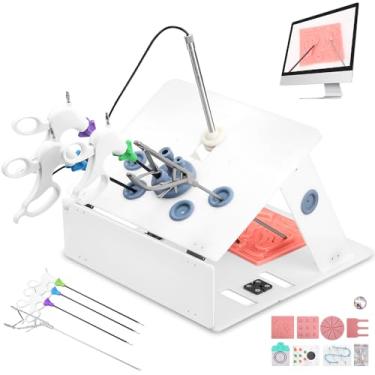 Imagem de Simulador de Laparoscopia, Treinador Laparoscópico, Equipamento de Treinamento de Simulação de Laparoscopia, Compatível para Macos e Android, Windows, não Compatível para IOS e IPad