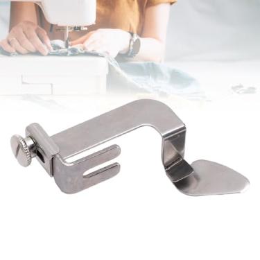 Imagem de POCREATION Guia do Pressionador de Borda Dobrável para Máquina de Costura Industrial Com Mecanismo Deslizante para Tecidos Leves de Camisa