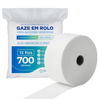 Imagem de TEXMED, Compressa de Gaze Hidrófila em Rolo Tipo Queijo 700g 13 Fios