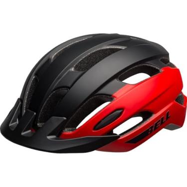 Imagem de BELL Capacete de bicicleta recreativa adulto Trace - vermelho fosco/preto (2023), médio/grande (53-60 cm)