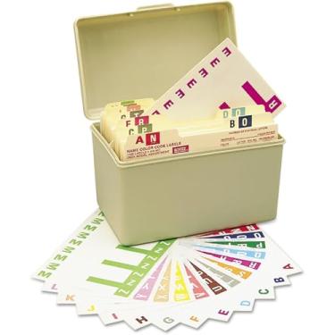 Imagem de Smead AlphaZ NCC Etiqueta de nome codificado por cores, A-Z, folha de etiqueta, cores sortidas (67150)