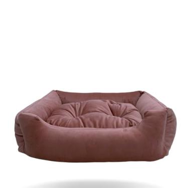 Imagem de Camas andar camurça preenchido com silicone e zíper removível(Rose,80x60)