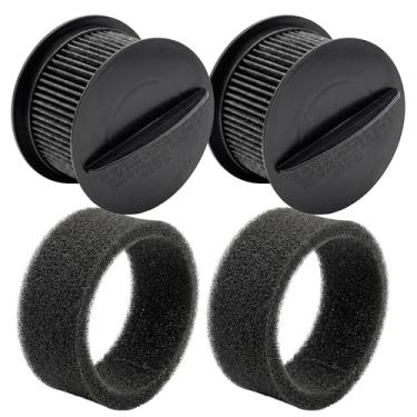 Imagem de Pacote com 2 - Filtro de vácuo compatível 32R9 Bissell Powerforce Helix Turbo 1240, 12B1, 2140, CleanView 22C1, PowerGroom 68C7, Rewind 18M9W – Filtro para aspiradoras – Não serve para filtro estilo 9