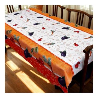 Imagem de Toalha para Mesa 6 Lugares 2,00 x 1,40cm Tecido Oxford Retangular Fácil de Limpar (Modelo - 25)