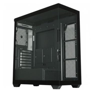Imagem de Gabinete Gamer Aquário K-MEX Torre Negra CG-36DY, Frontal e Lateral em Vidro Temperado, ATX, USB 3.0, Preto - CG36DYRH001CB0X