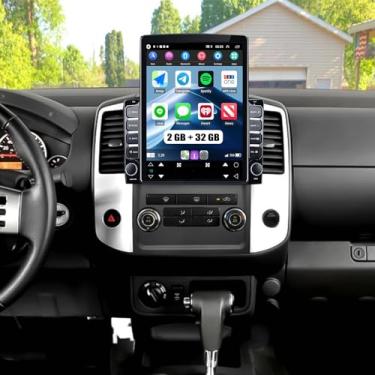 Imagem de Rádio estéreo automotivo de 9,7 polegadas para Nissan Frontier Xterra 2009-2014 com Apple sem fio com Carplay Android Auto, tela sensível ao toque para unidade frontal Bluetooth, EQ, FM, GPS, WiFi