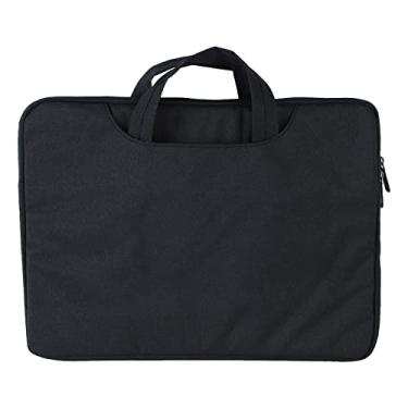 Imagem de Cocoarm Bolsa para Notebook 15,6 Polegadas, Case à Prova D'Água Em Oxford, Bolsa para Transporte Com Alça, Case para Notebook Com Múltiplos Bolsos, 40x30x2cm/15,7x11,8x0,8 pol (BLACK)