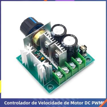 Imagem de Controlador De Velocidade PWM DC 12V~40V 10A Regulador De Velocidade V