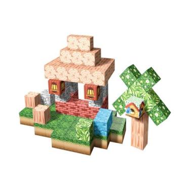 Imagem de Conjunto De Blocos Magnéticos 100PCS Brinquedo De Construção Castelo C