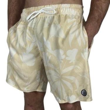 Imagem de Bermuda Shorts Surftrip Floral Bege-Masculino