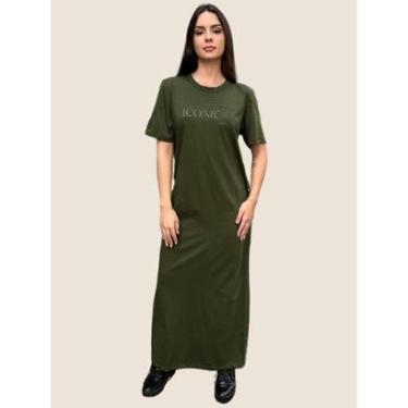 Imagem de Vestido Midi Iconic Alto Relevo Colcci Cor:;Tamanho:M-Feminino