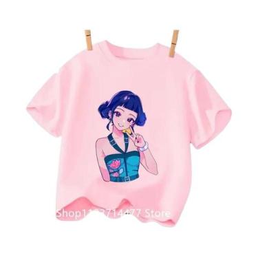 Imagem de Camiseta De Manga Curta Para Meninas Kpop Demon Hunter HuntrX Com Esta