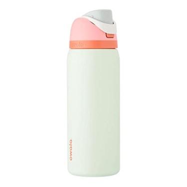 Imagem de Owala Garrafa de água de aço inoxidável isolada FreeSip com canudo para esportes e viagens, livre de BPA, 680 g, menta 2