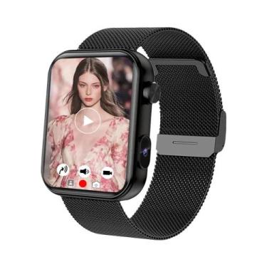 Imagem de Relógio Inteligente Feminino À Prova D'Água Com Câmera Monitor De Freq