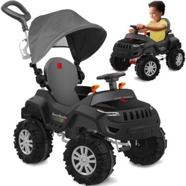 Imagem de Carrinho de Passeio e Pedal Bandeirante Super Banjipe Preto