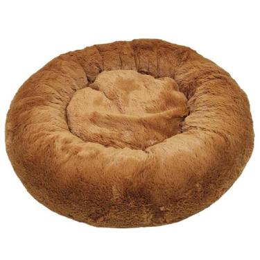 Imagem de Cama Pet Caminha Redonda Nuvem Pelúcia Cachorro Gato 50 X 50 - Confecç