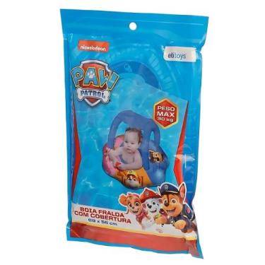 Imagem de Boia Fralda Com Cobertura Patrulha Canina 68x56cm Etitoys   - ETI Toys