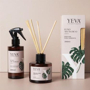 Imagem de Kit YEVA Luxo Atlântico  Âmbar - Perfume para Ambiente + Água Perfumad
