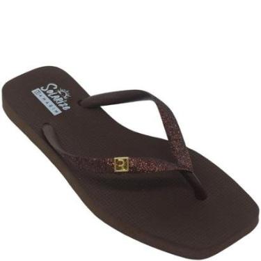 Imagem de Chinelo Ramarim Solarize Feminino com Tira em Glitter-Feminino