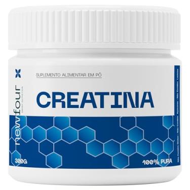Imagem de Creatina Monohidratada 300g NewFour – 100% Pura – 100 Doses – Auxilia no Desempenho Físico e Ganho de Massa Muscular – Sem Glúten e Sem Aditivos