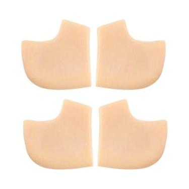Imagem de Protetores De Calcanhar De Silicone Em Gel, Almofadas Grossas Para Alí