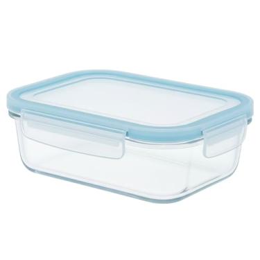 Imagem de Pote de Vidro Hermético 1500ml com Tampa e Vedação em Silicone Marmita e Armazenamento de Alimentos