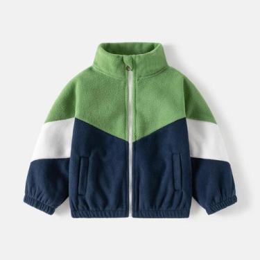 Imagem de Jaqueta De Inverno Em Fleece Polar Para Meninos, Moletom Casual Infant