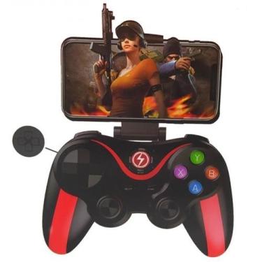 Imagem de Controle Gamer Kap-G7 Joystick Android Celular Pc Bluetooth - Kapbom