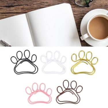 Imagem de Ymiko Clipes de Gato, 80 Peças de Aço Inoxidável Colorido Bonito Material Escolar de Escritório Organização de Documentos Artesanato Scrapbooking Decoração Material de Escritório