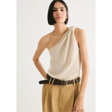 Imagem de Blusa Feminina Ombro Só Texturizada-Feminino