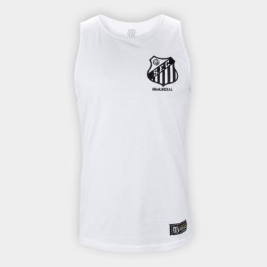 Imagem de Regata Santos 1962 Bi Mundial Retrômania Masculina-Masculino