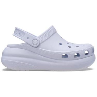 Imagem de Sandália Crocs Classic Crush Platform Clog FROSTED GRAPE-Unissex