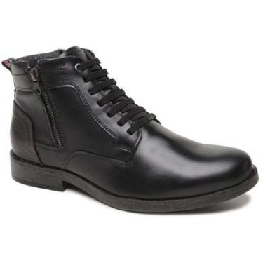 Imagem de Bota Masculina Coturno Couro Estiloso Elegante Social Casual-Masculino
