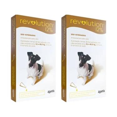 Imagem de Antipulgas Revolution Cães 5,1kg A 10kg - 3 Pipetas - 2 Un - Zoetis