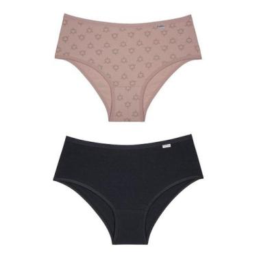 Imagem de Calça Clássica Algodão Del Rio Kit C/6 Ref.50368, G, Preto, Romance co