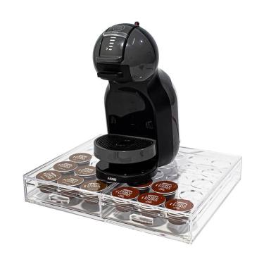 Imagem de Porta Capsula Café Dolce Gusto Transparente 30 Capsulas Em Acrílico