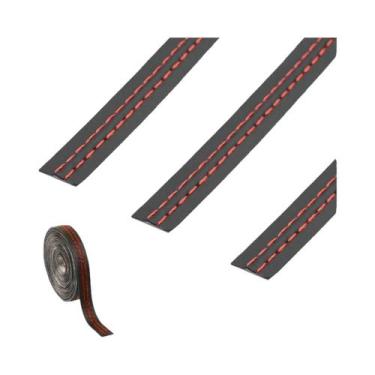 Imagem de Fita Decorativa De Couro PU Para Interior De Carro 8m Autoadesiva Para